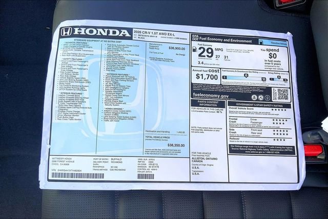 New 2026 Honda CR-V EX-L image 14