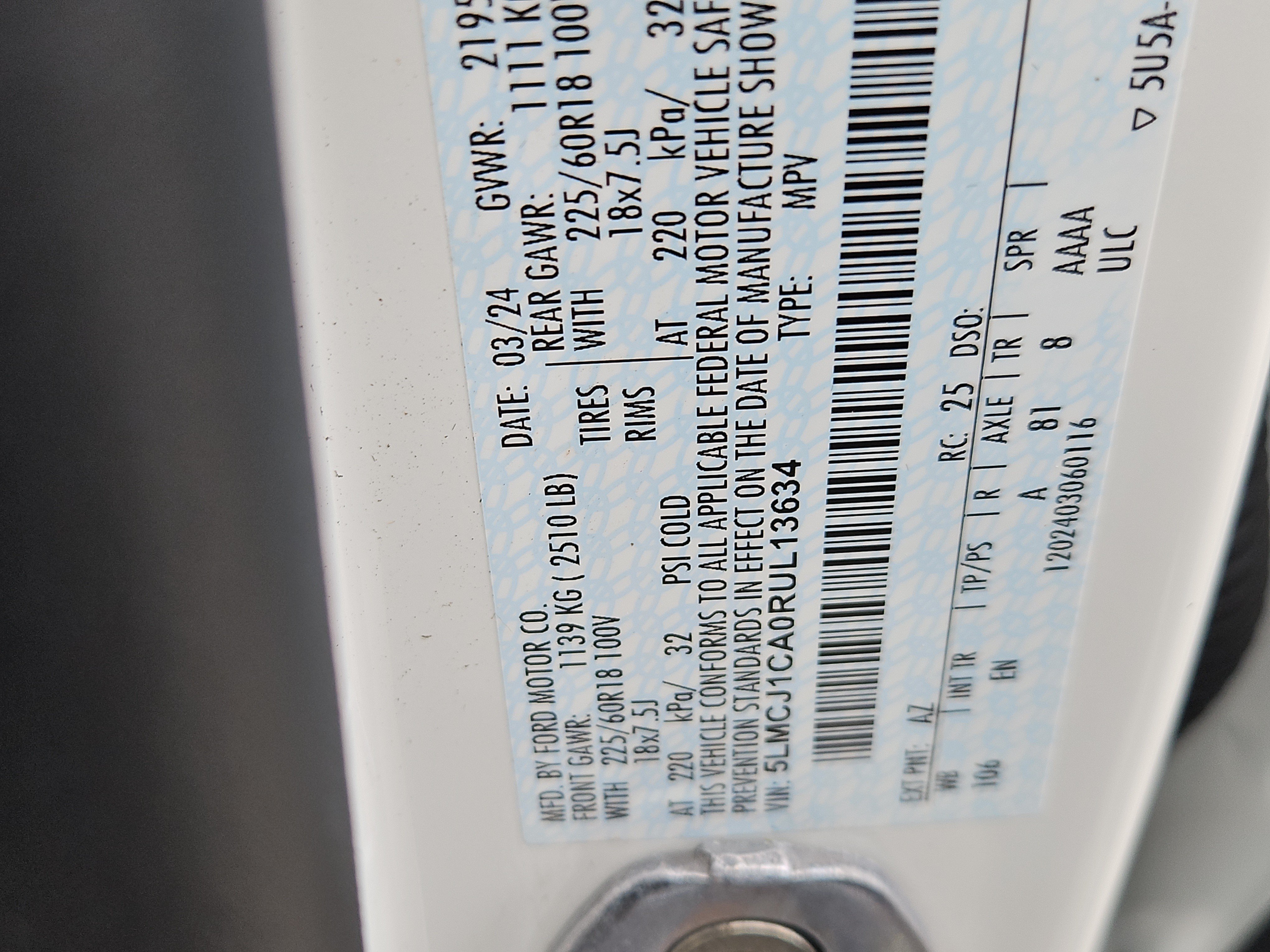 Used 2024 Lincoln Corsair FWD image 23