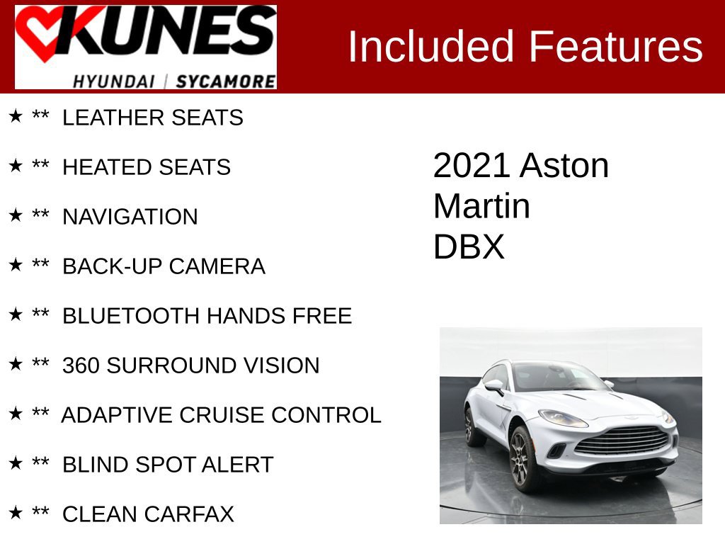 Used 2021 Aston Martin DBX AWD/4WD image 2