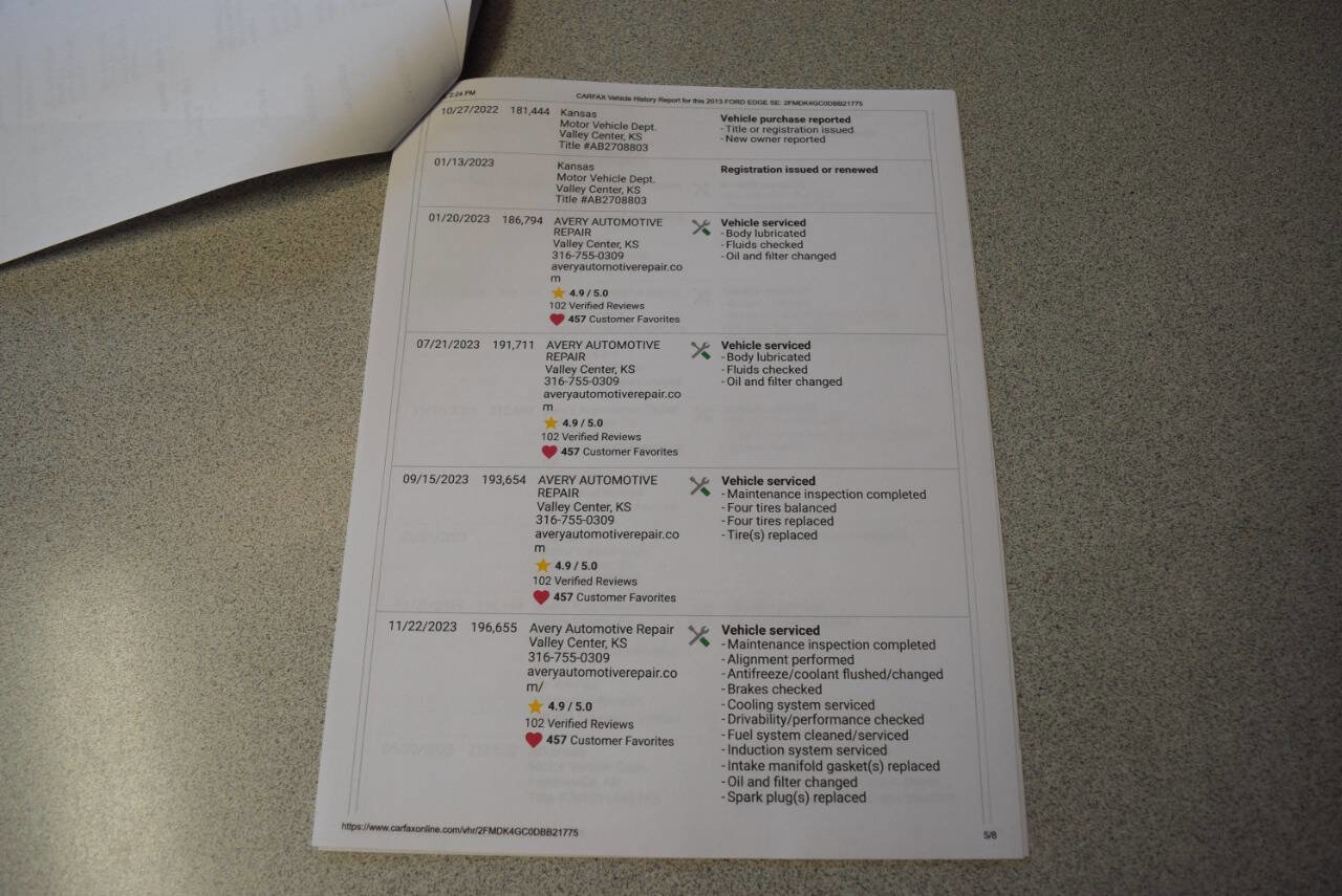 Used 2013 Ford Edge SE image 60