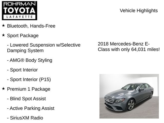 Used 2018 Mercedes-Benz E 300 4MATIC image 7