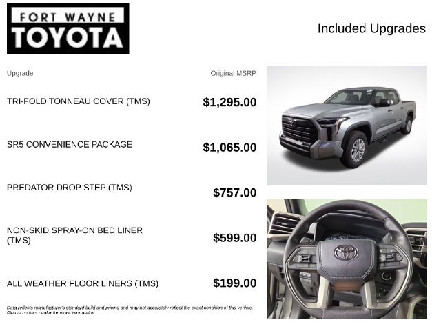 New 2026 Toyota Tundra SR5 w/ SR5 Convenience Package AWD/4WD image 4