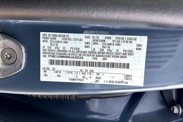 Used 2024 Ford Escape ST-Line FWD image 26