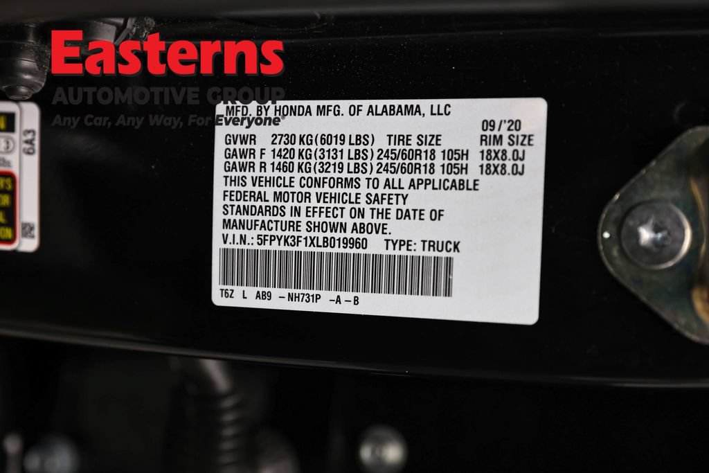 Used 2020 Honda Ridgeline Sport image 33