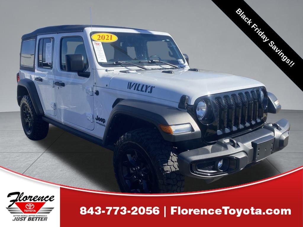 Used 2021 Jeep Wrangler Unlimited Sport image 1