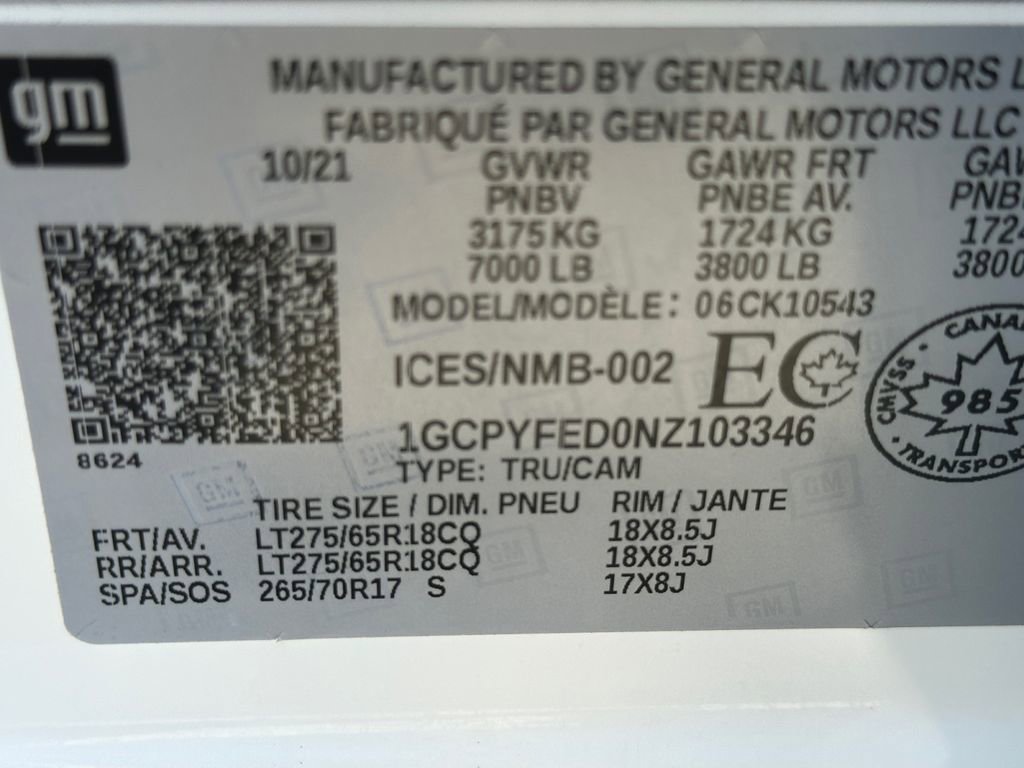 Used 2022 Chevrolet Silverado 1500 LT Trail Boss w/ Convenience Package II image 25