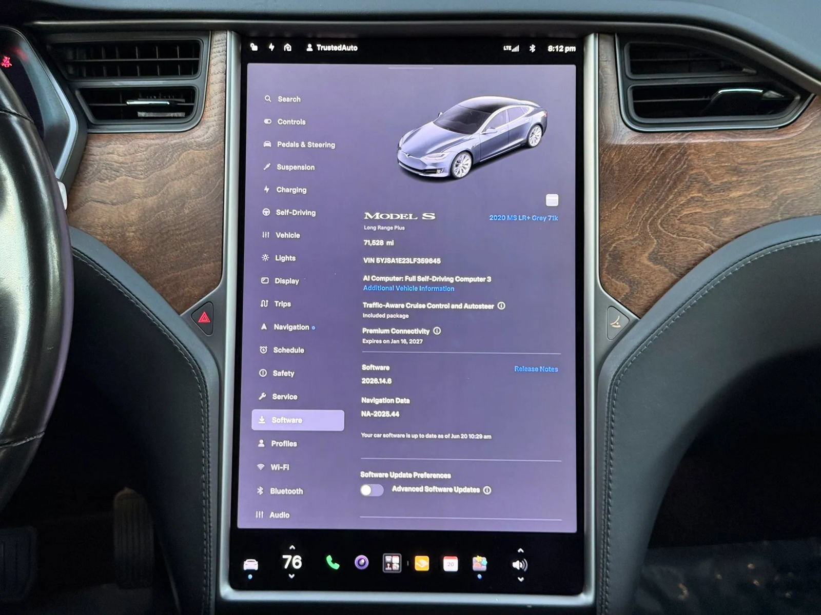 Used 2020 Tesla Model S Long Range AWD/4WD image 14