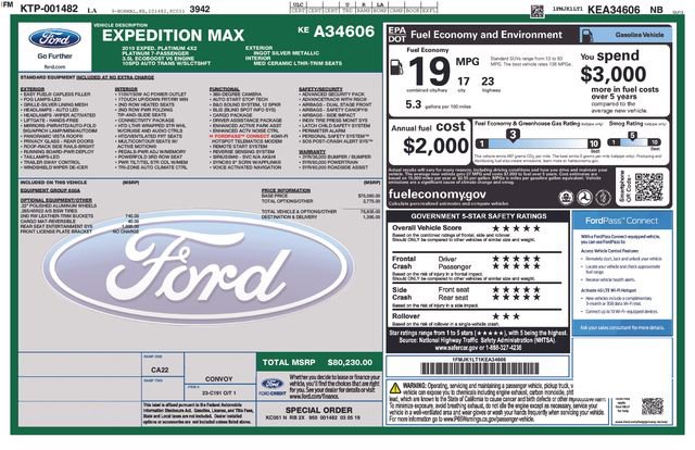 Used 2019 Ford Expedition Max Platinum RWD image 4