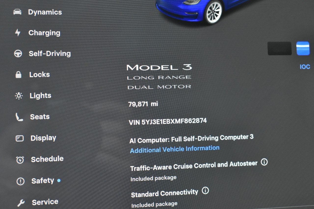 Used 2021 Tesla Model 3 Long Range AWD/4WD image 25
