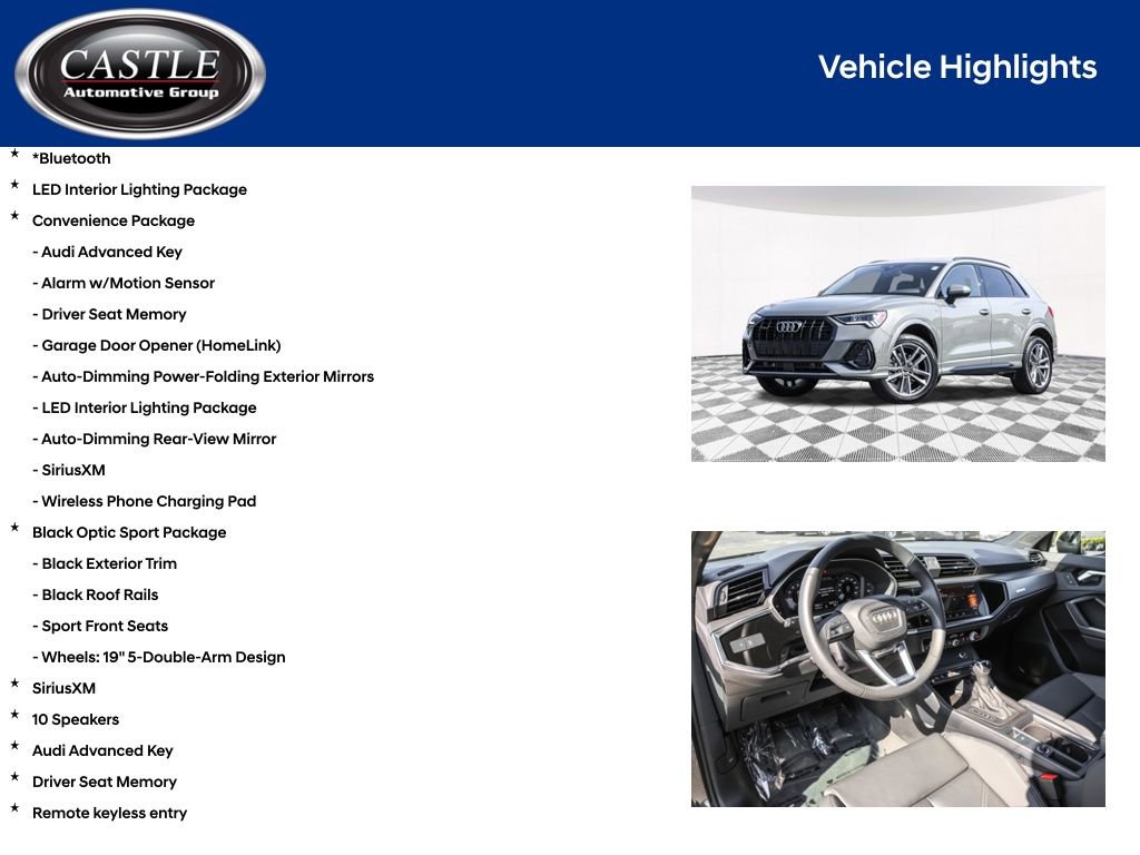 Used 2024 Audi Q3 2.0T Premium w/ Convenience Package image 6