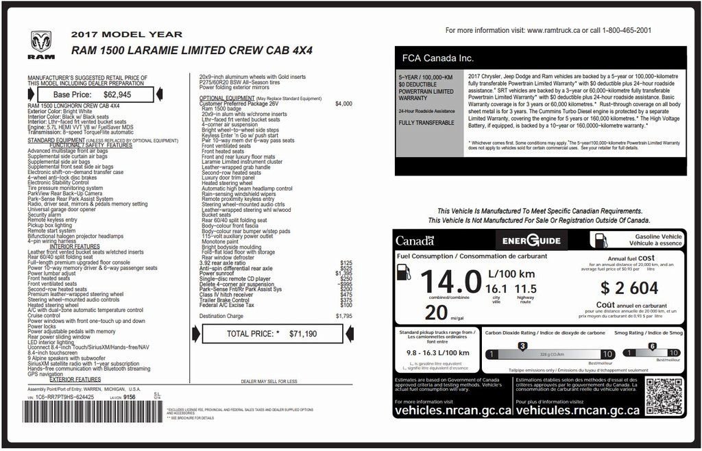 Used 2017 RAM 1500 Limited image 42