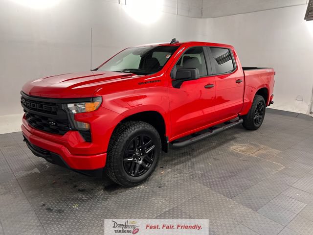 New 2026 Chevrolet Silverado 1500 Custom w/ Turbomax Blackout Package AWD/4WD image 1