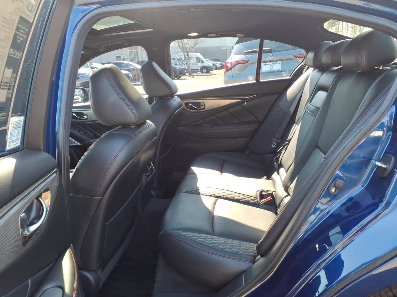 Used 2019 INFINITI Q50 Red Sport 400 w/ Sensory Package AWD/4WD image 15