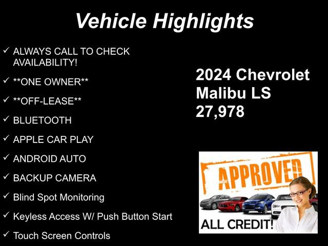 Used 2024 Chevrolet Malibu LS w/ Driver Confidence Package image 9