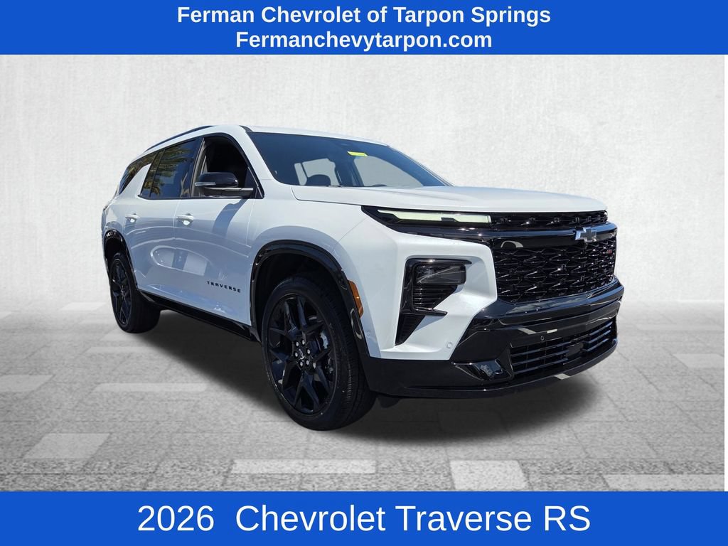New 2026 Chevrolet Traverse RS w/ LPO, Floor Liner Package