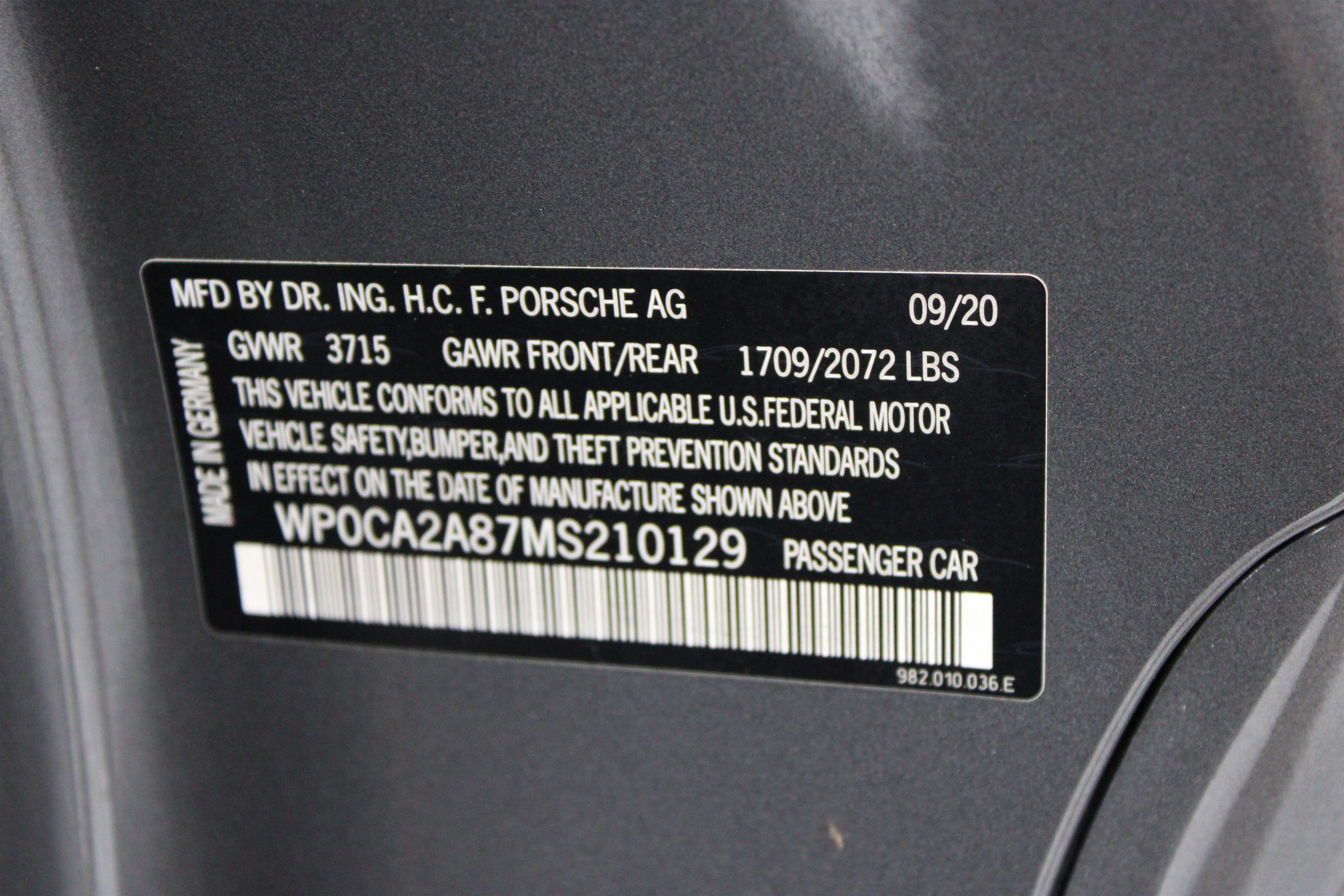 Used 2021 Porsche 718 Boxster w/ Premium Package RWD image 42