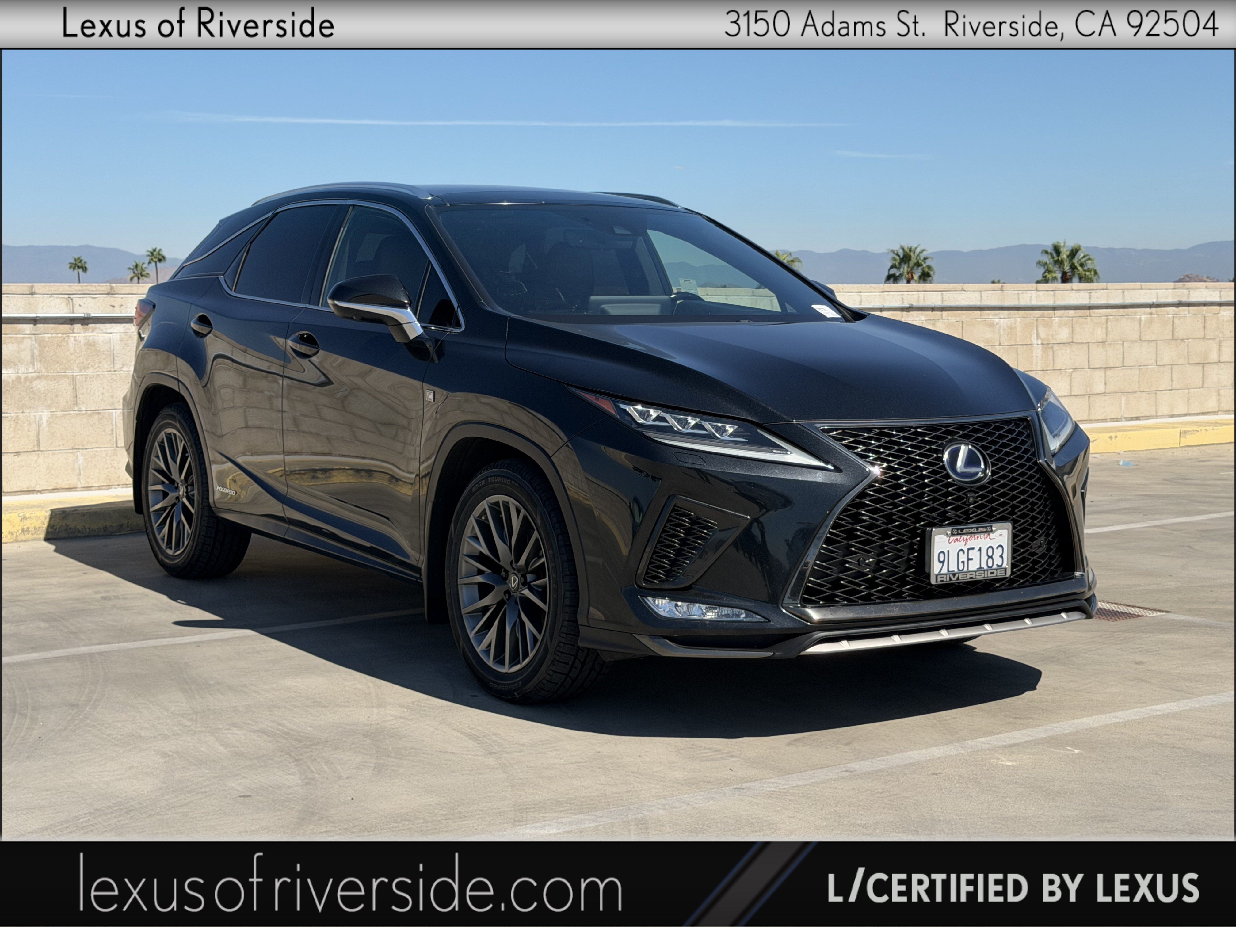 Certified 2022 Lexus RX 450h F Sport w/ Accessory Package