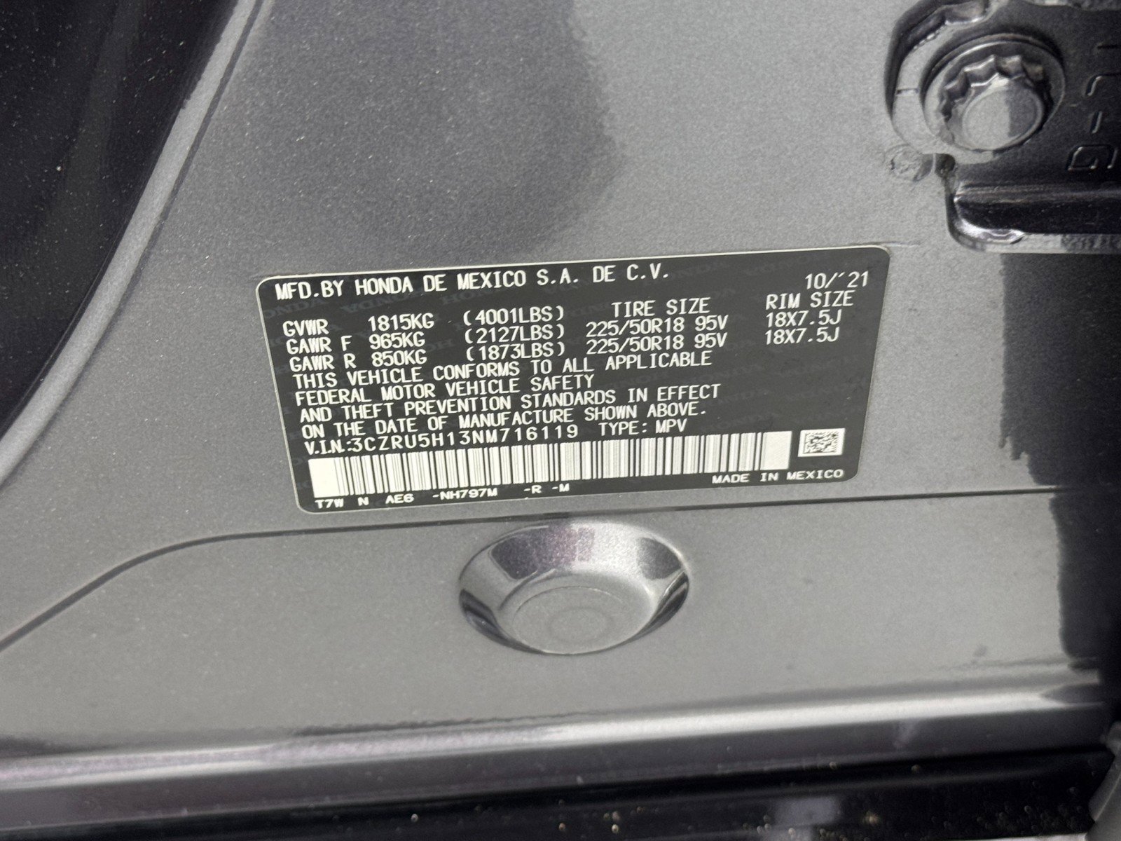 Used 2022 Honda HR-V Sport image 37