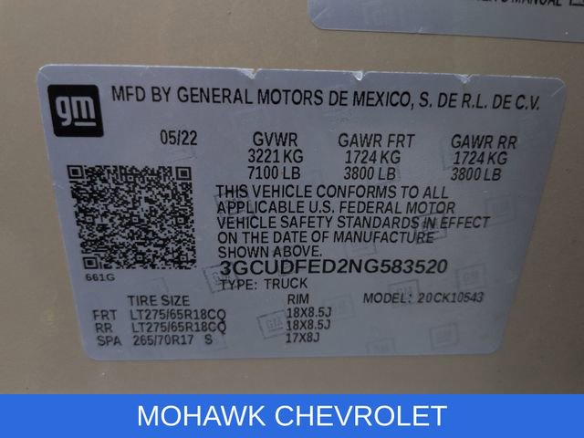 Used 2022 Chevrolet Silverado 1500 LT Trail Boss w/ Convenience Package II image 36