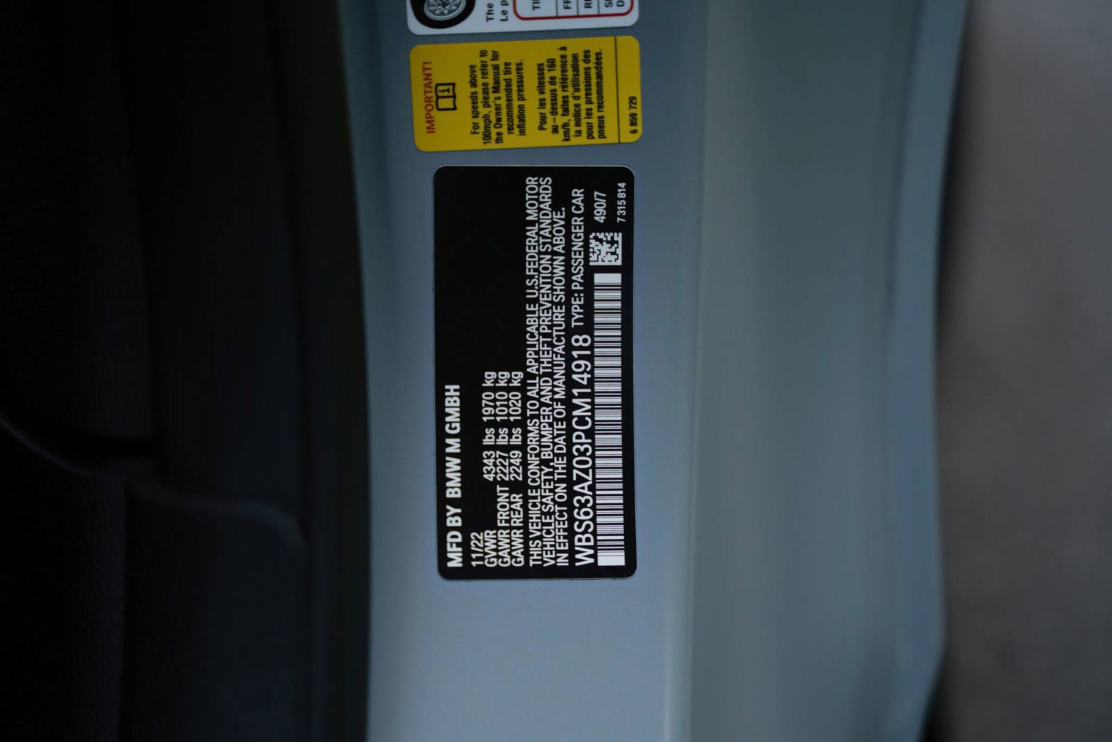 Used 2023 BMW M4 CSL image 94