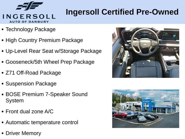 Used 2024 Chevrolet Silverado 2500 High Country w/ High Country Premium Package AWD/4WD image 10