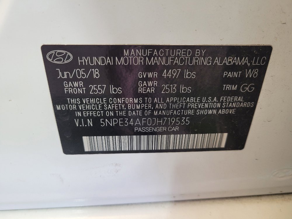 Used 2018 Hyundai Sonata SEL w/ Tech Package 04 FWD image 33