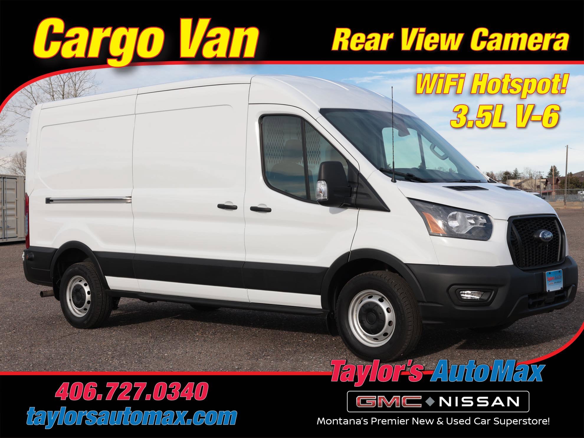 Used 2023 Ford Transit 350 Medium Roof w/ Fleet Safety Package RWD image 1
