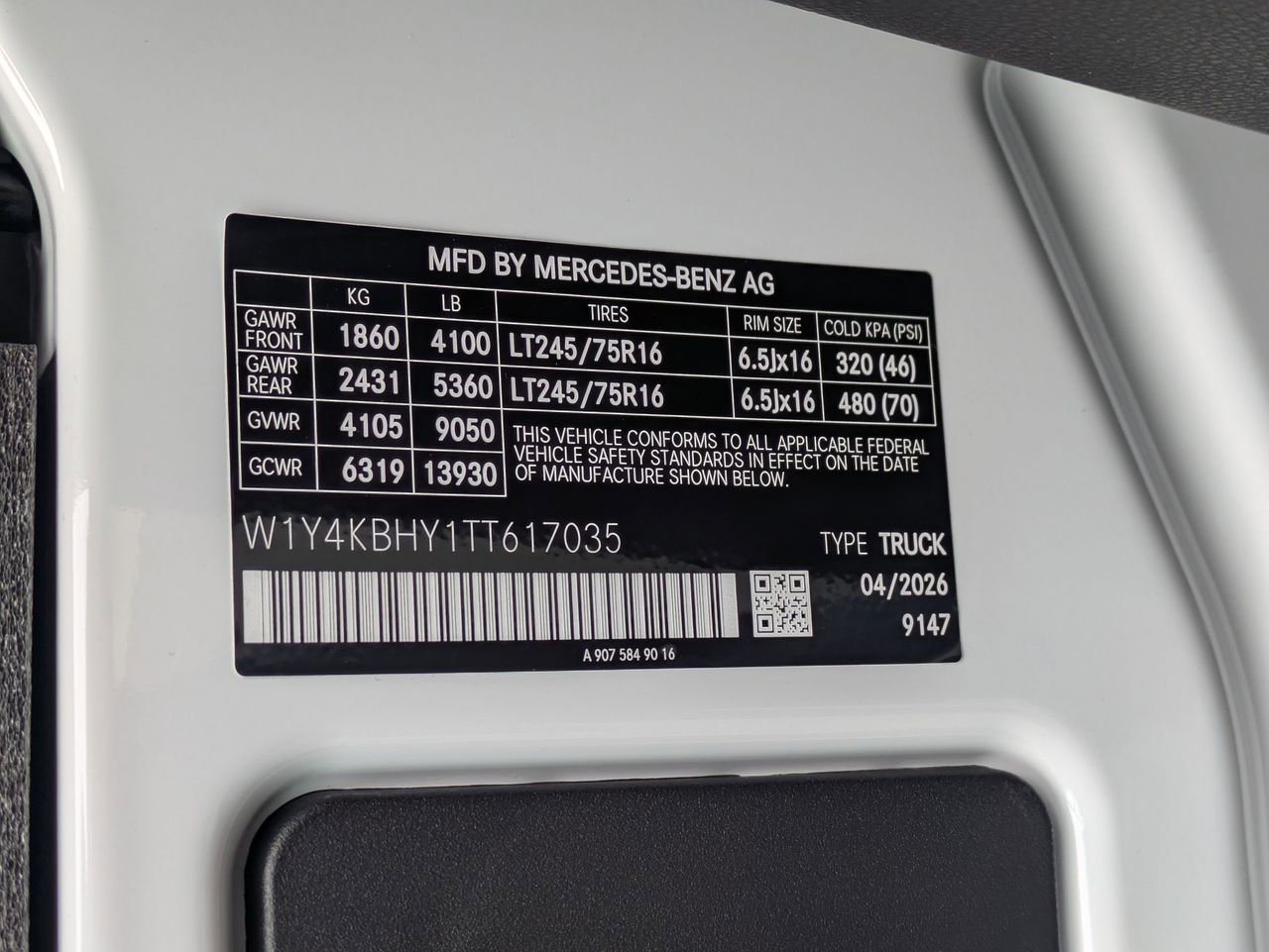 New 2026 Mercedes-Benz Sprinter 2500 image 12