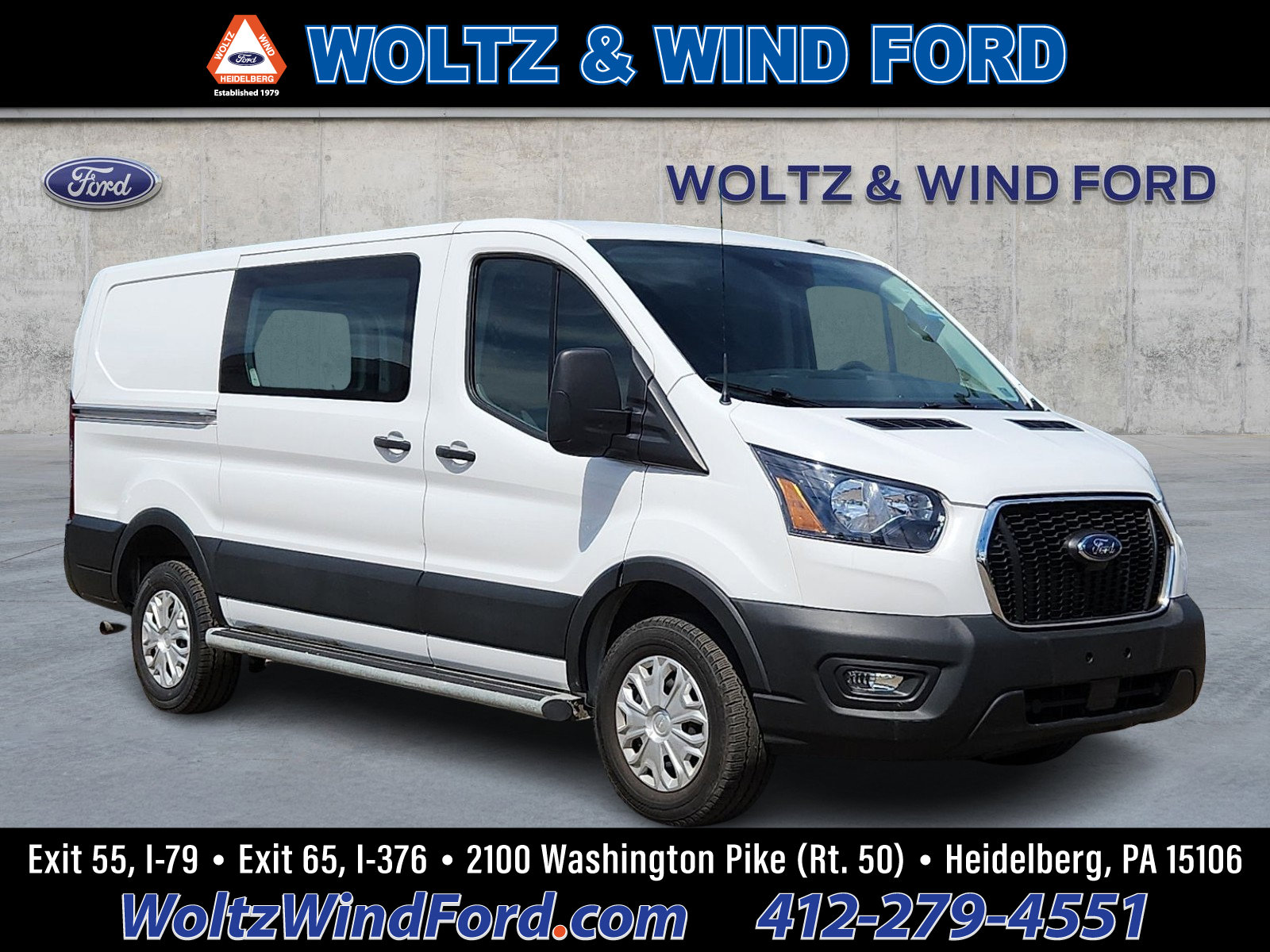 Used 2024 Ford Transit 250 Low Roof w/ Exterior Upgrade Package RWD image 1