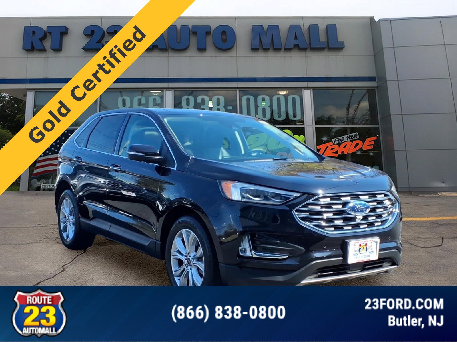 Certified 2023 Ford Edge Titanium w/ Equipment Group 301A AWD/4WD image 1