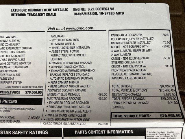 Used 2022 GMC Yukon Denali w/ Denali Premium Package image 33