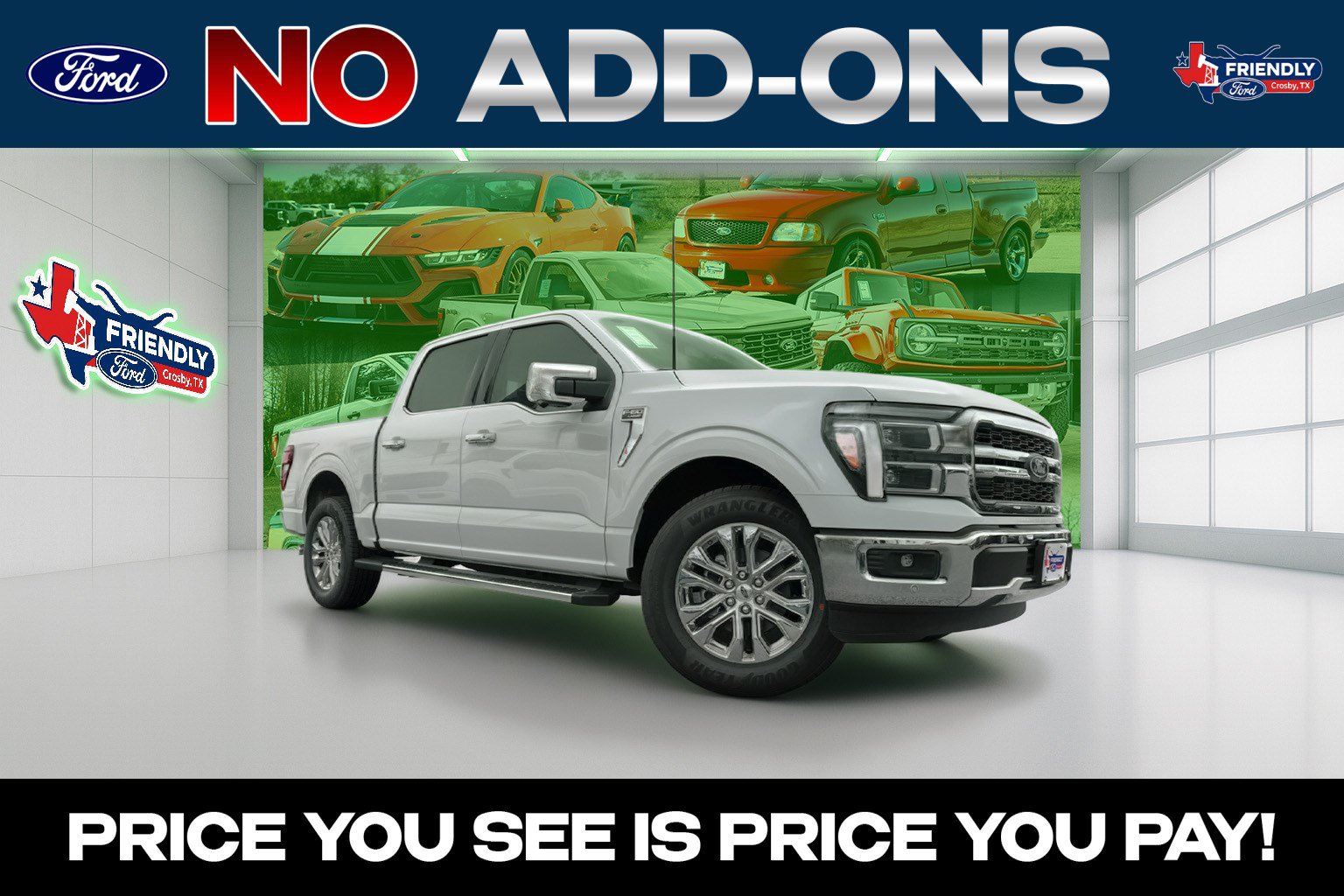 New 2026 Ford F150 Lariat w/ Equipment Group 502A High RWD image 1
