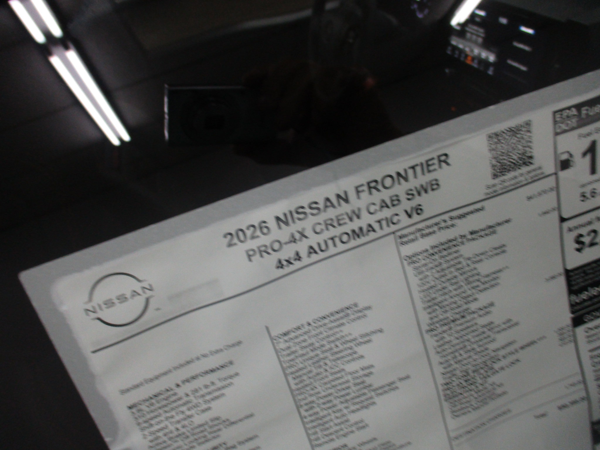 New 2026 Nissan Frontier PRO-4X w/ Pro Premium Package AWD/4WD image 5