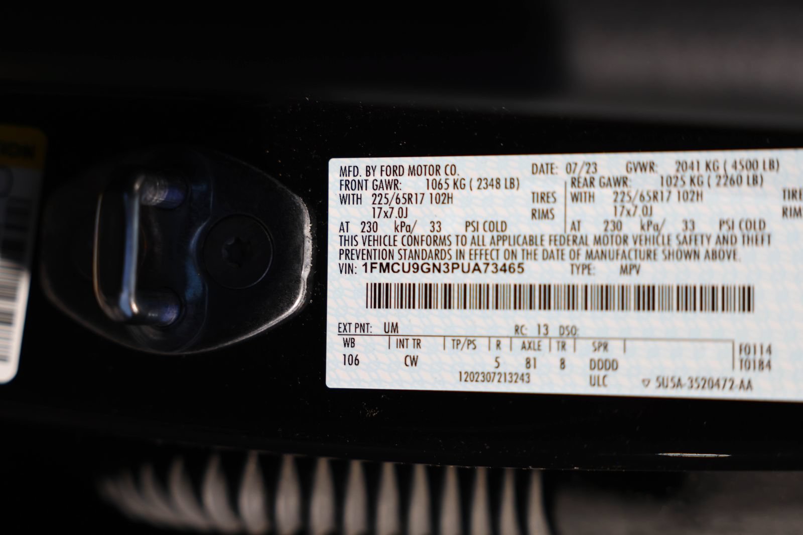 Used 2023 Ford Escape Active AWD/4WD image 35