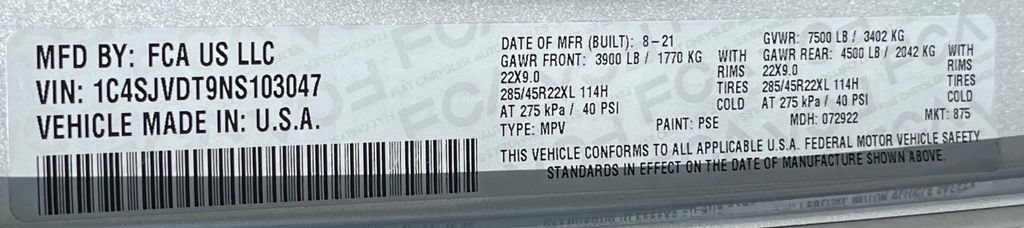 Used 2022 Jeep Wagoneer Series III w/ Premium Group I AWD/4WD image 46