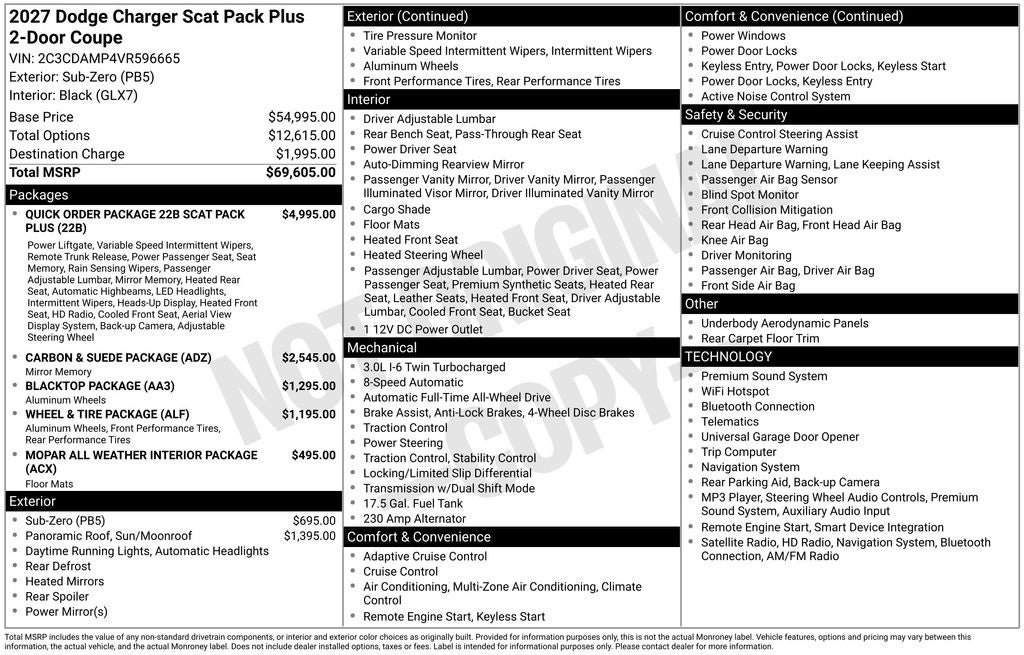 New 2027 Dodge Charger Scat Pack AWD/4WD image 29