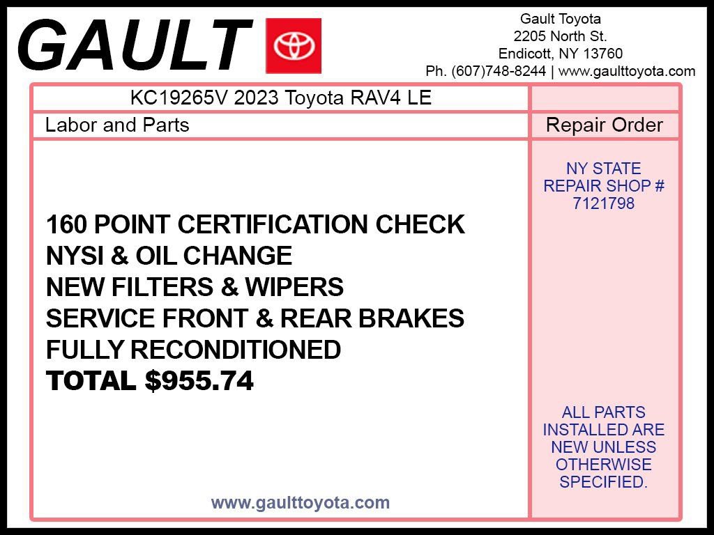 Certified 2023 Toyota RAV4 LE image 2