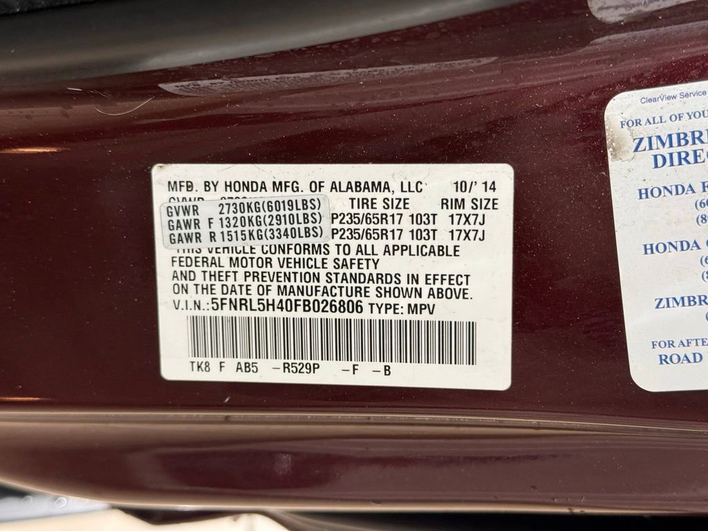 Used 2015 Honda Odyssey EX image 30