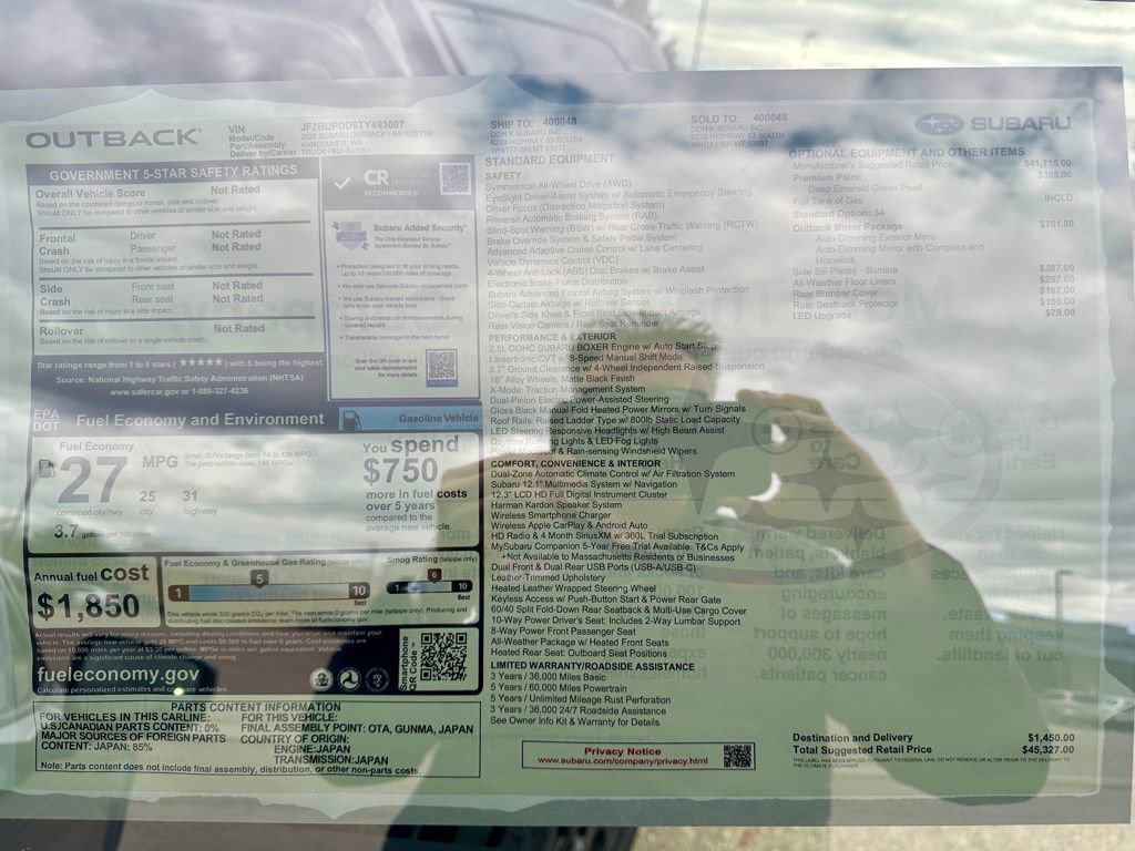 New 2026 Subaru Outback Limited image 11