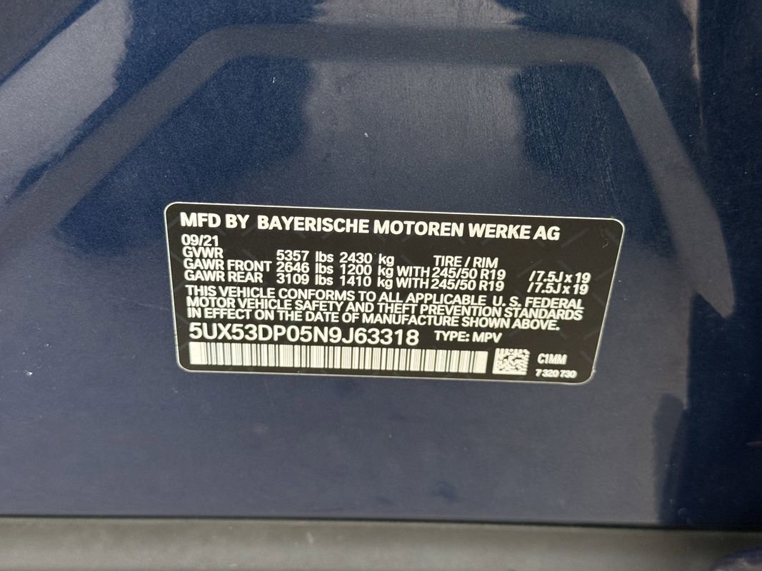 Used 2022 BMW X3 xDrive30i w/ Premium Package image 25