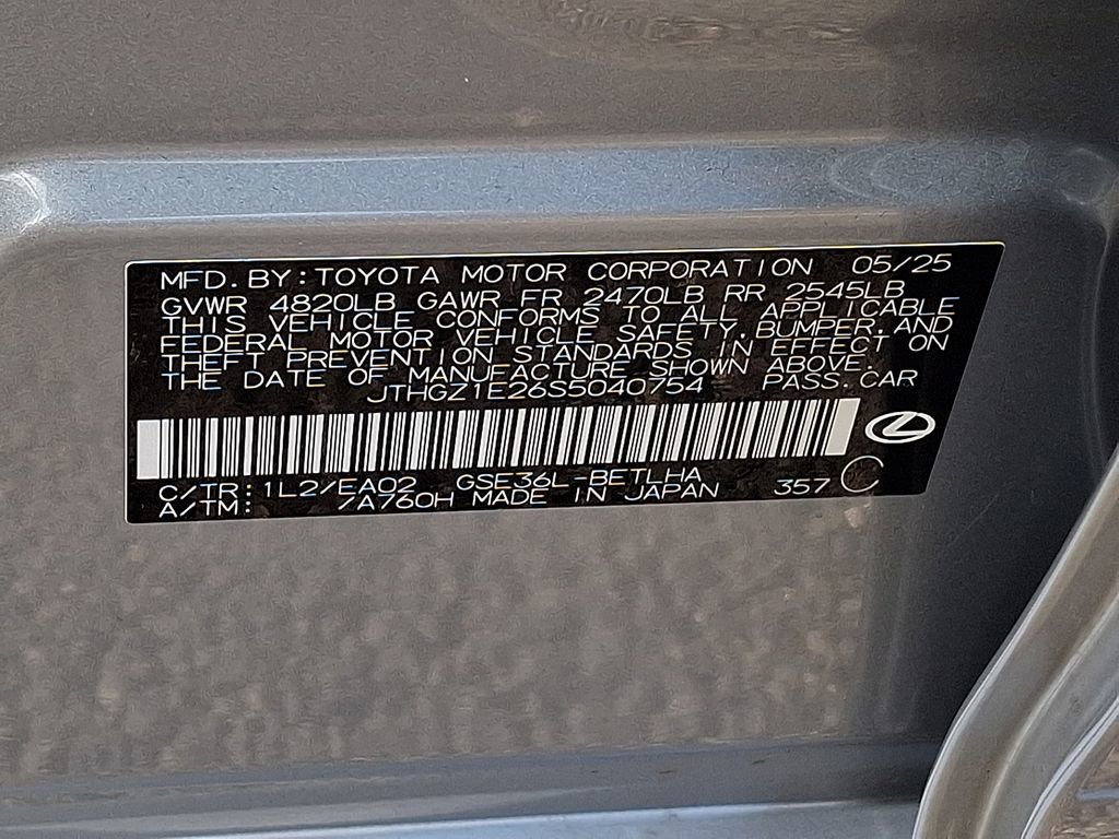 Used 2025 Lexus IS 350 F Sport w/ Navigation Package AWD/4WD image 25