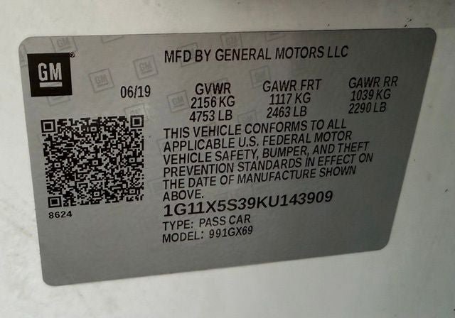 Used 2019 Chevrolet Impala LS FWD image 25