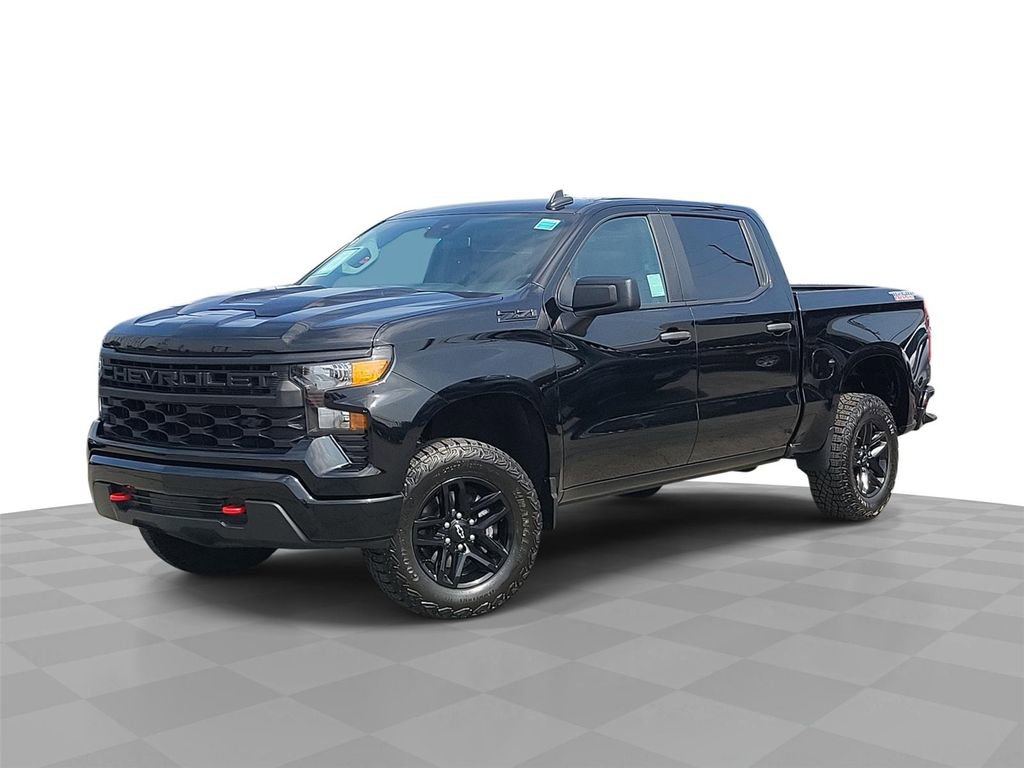 Certified 2023 Chevrolet Silverado 1500 Custom Trail Boss w/ LPO, Dark Essentials Package