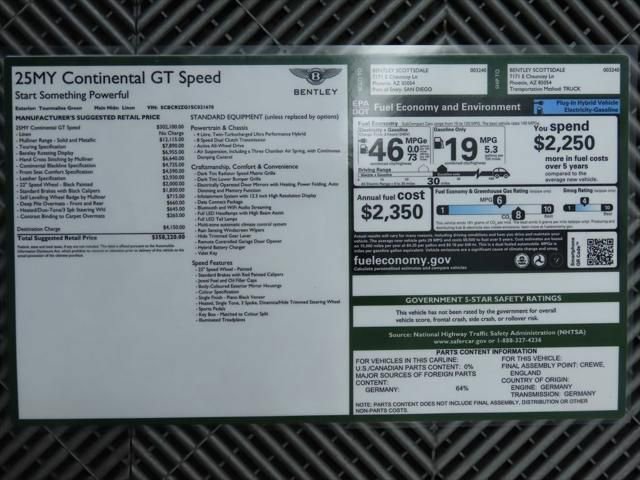 Used 2025 Bentley Continental GT Speed AWD/4WD image 9