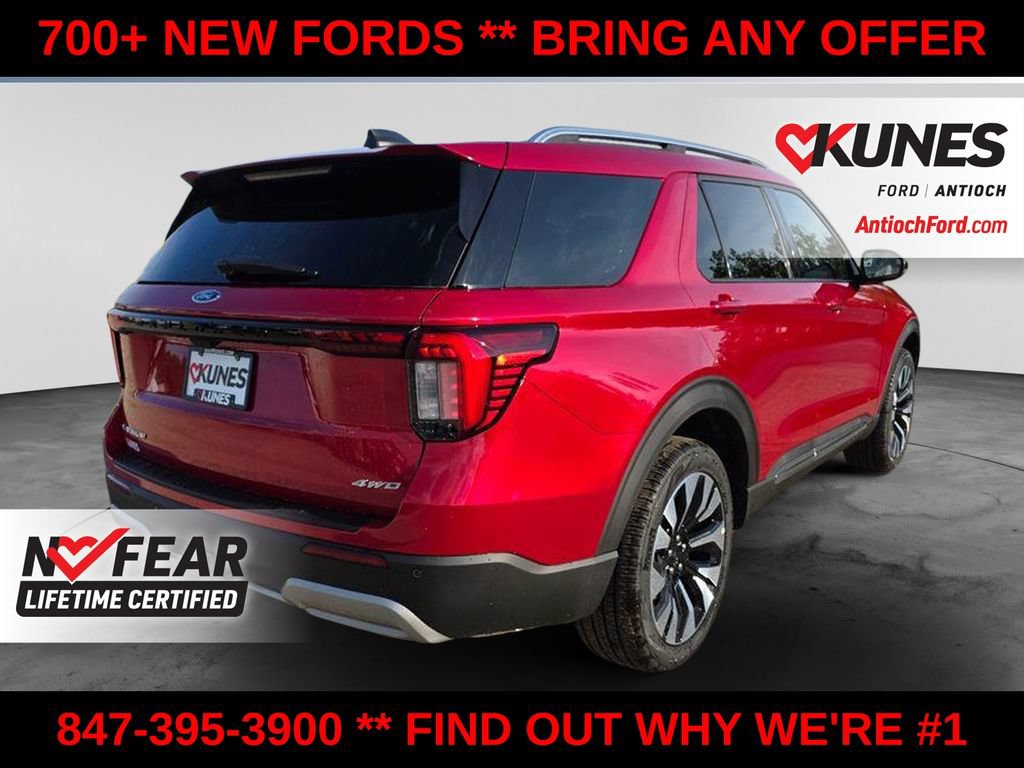 New 2026 Ford Explorer Platinum w/ LUX Leather Package AWD/4WD image 8