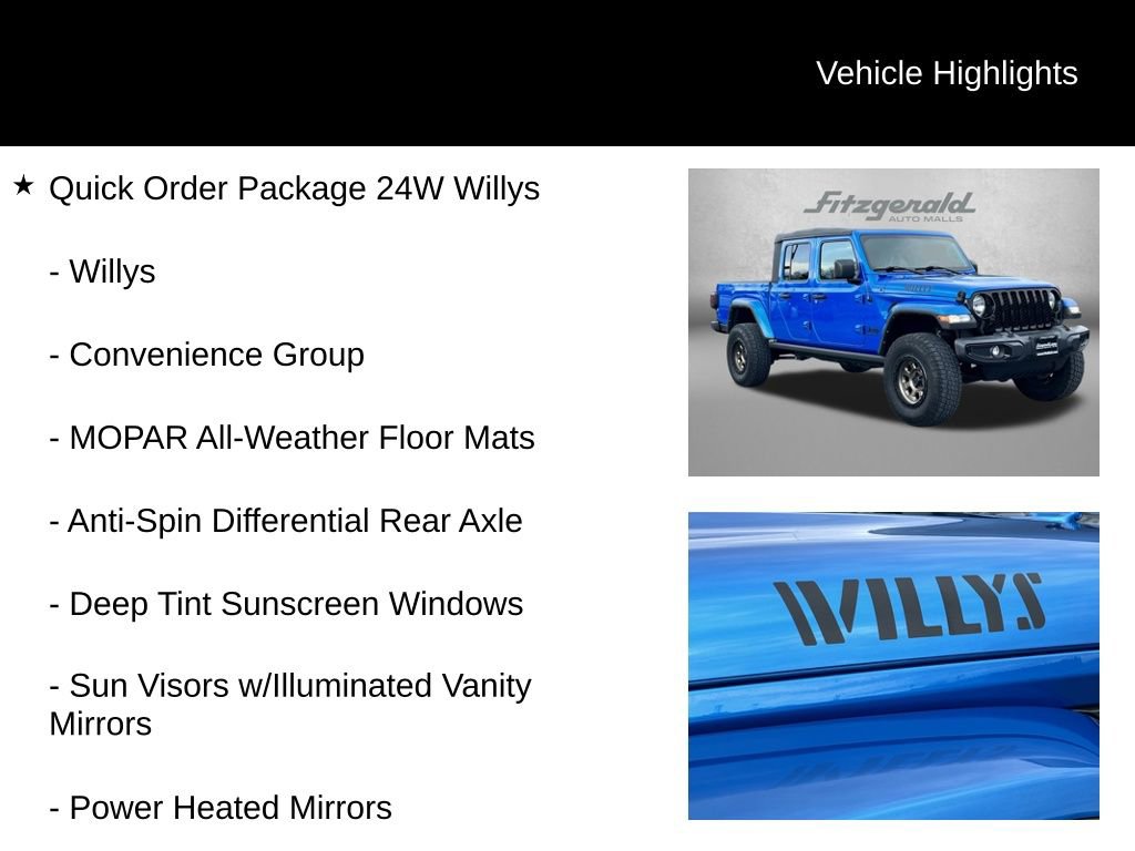 Used 2021 Jeep Gladiator Willys image 9