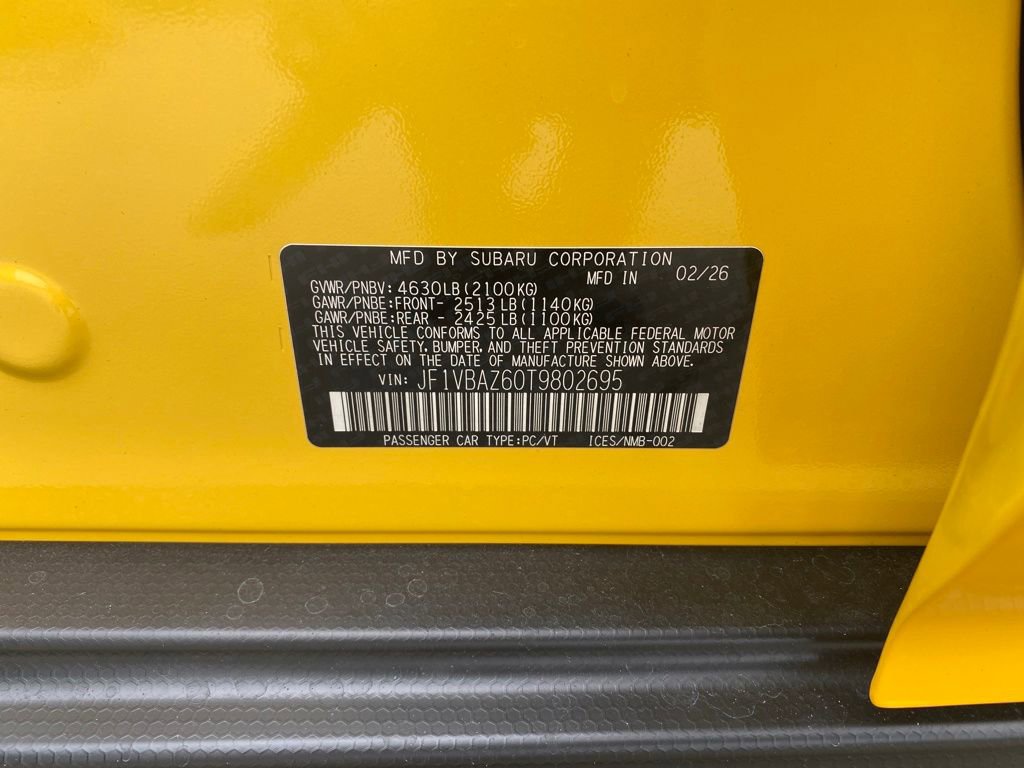 New 2026 Subaru WRX tS image 19