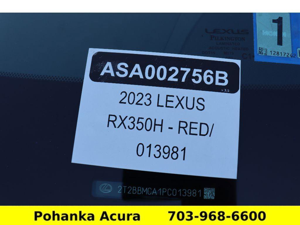 Used 2023 Lexus RX 350h image 33
