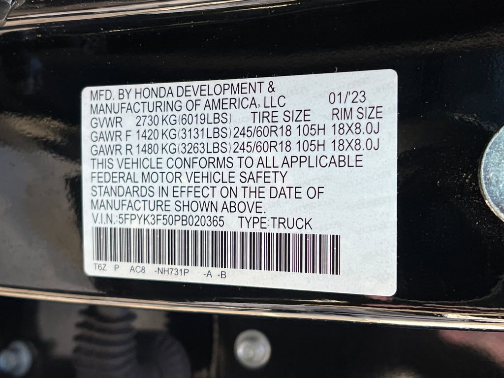 Used 2023 Honda Ridgeline RTL image 27