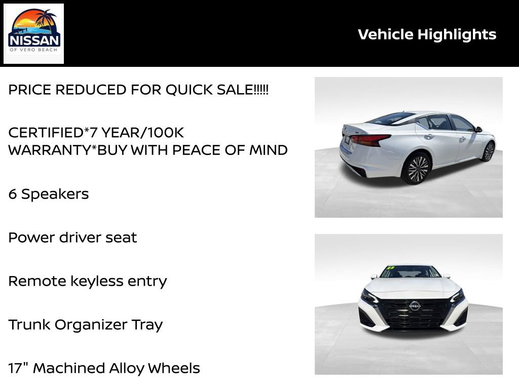 Certified 2023 Nissan Altima 2.5 SV image 19